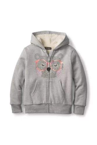 Girls' Camp Fleece Sherpalined Hoodie Eddie Bauer