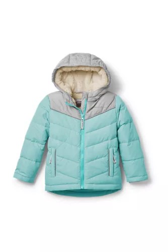 Toddler Girls' Classic Down Hooded Jacket Eddie Bauer