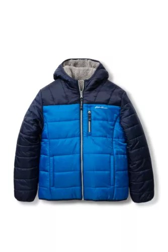 Boys' Deer Harbor Reversible Hooded Jacket Color Block Eddie Bauer