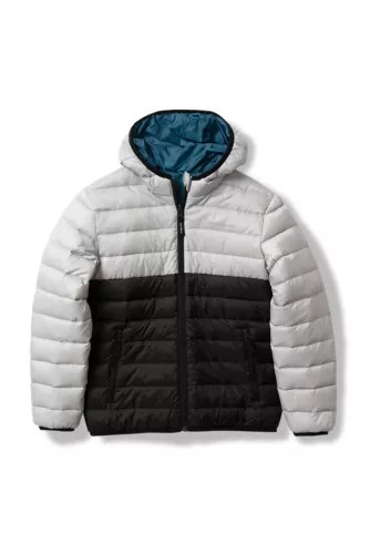 Boys' Cirruslite Reversible Down Hooded Jacket Eddie Bauer