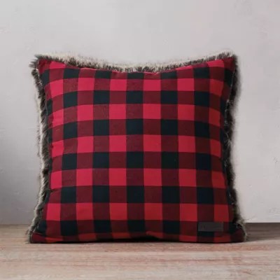 Lodge Faux Fur Pillow Eddie Bauer