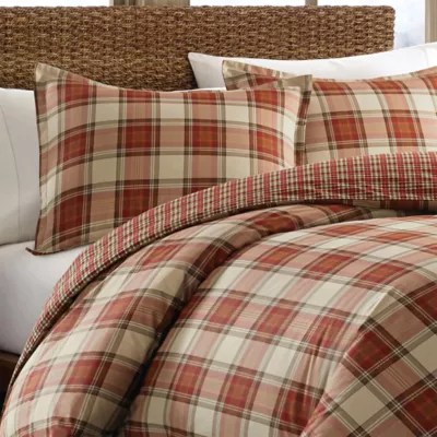 Edgewood Duvet/sham Set Plaid Eddie Bauer