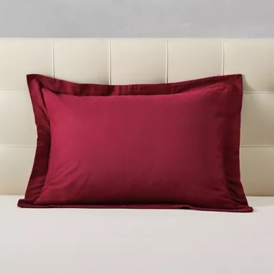 Flannel Pillow Sham Solid Eddie Bauer