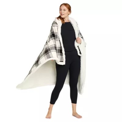 Cabin Hooded Throw Eddie Bauer