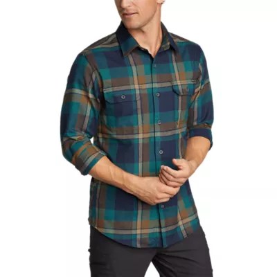 Men's Eddie Bauer Expedition Performance Flannel Shirt Eddie Bauer
