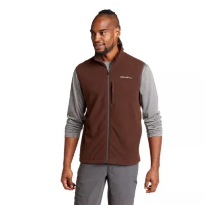 Men's Quest Fleece Vest Eddie Bauer Outlet