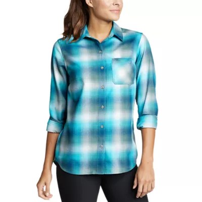Women's Eddie Bauer Expedition Performance Flannel 2.0 Shirt Eddie Bauer