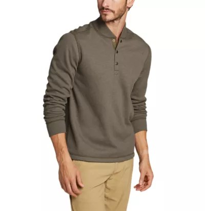 Men's Sherpalined Thermal Henley Eddie Bauer