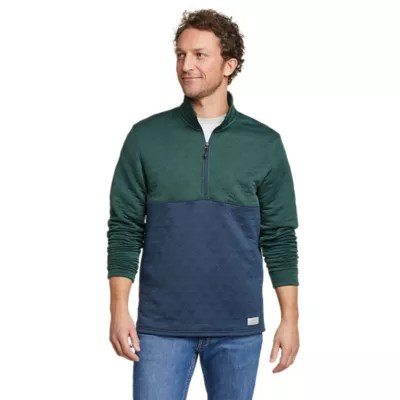 Men's Eddie Bauer Expedition Quilted 1/2zip Eddie Bauer