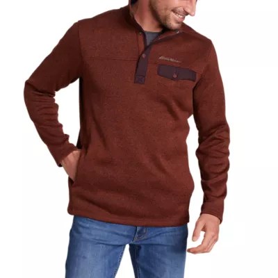 Men's Radiator Fleece 2.0 Snap Mock Eddie Bauer