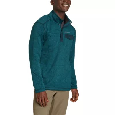 Men's Radiator Fleece 2.0 Snap Mock Eddie Bauer
