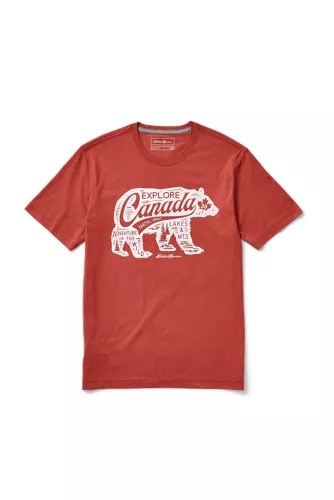 Men's Graphic Tshirt Explore Canada Eddie Bauer