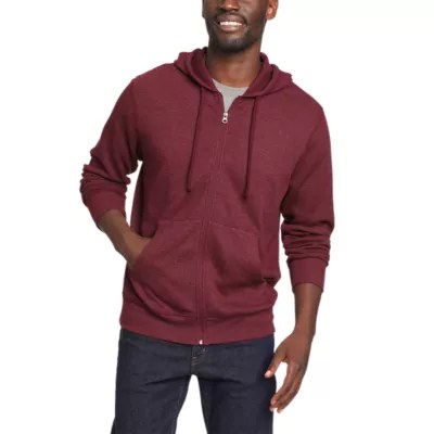 Men's Eddie's Favorite Thermal Fullzip Hoodie Eddie Bauer