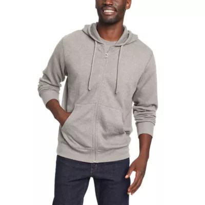 Men's Eddie's Favorite Thermal Fullzip Hoodie Eddie Bauer