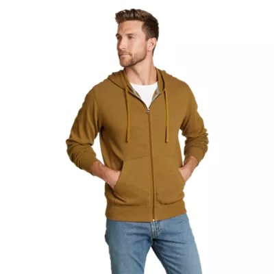 Men's Eddie's Favorite Thermal Fullzip Hoodie Eddie Bauer