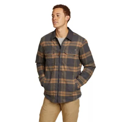 Men's Eddie's Favorite Flannel Faux Shearlinglined Shirt Jacket