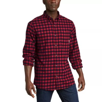 Men's Eddie's Favorite Flannel Relaxed Fit Shirt Plaid Eddie Bauer