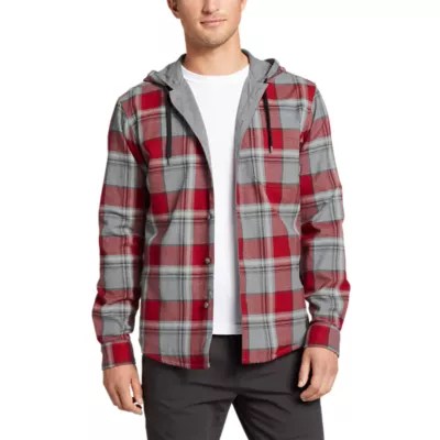Men's Eddie's Favorite Flannel Hoodie Eddie Bauer