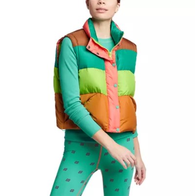 Women's Eddie Bauer X Karla Cropped Puffer Vest Eddie Bauer