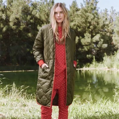 Women's The Great. + Eddie Bauer The Down Quilted Bomber Eddie Bauer