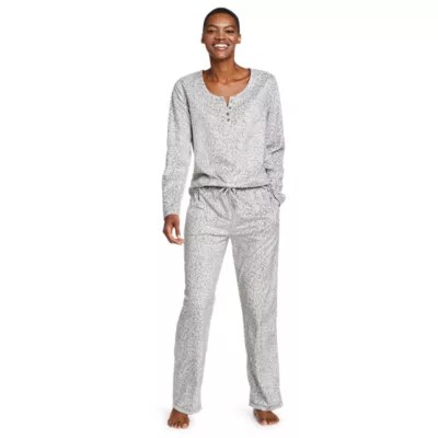 Women's Microfleece Sleep Set Eddie Bauer