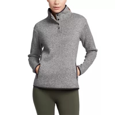 Women's Radiator Fleece 2.0 Snap Mock Eddie Bauer Outlet