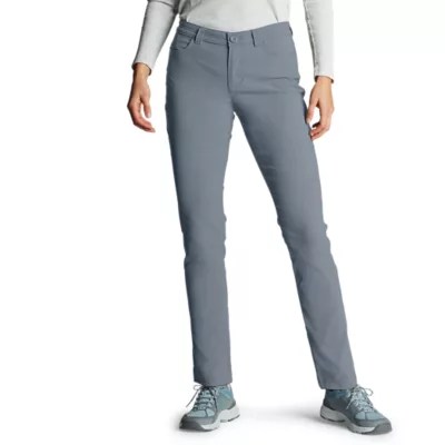 Women's Rainier Slim Straight Pants Eddie Bauer Outlet
