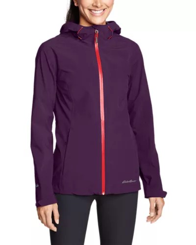 Women's Cloud Cap 2.0 Stretch Rain Jacket Eddie Bauer