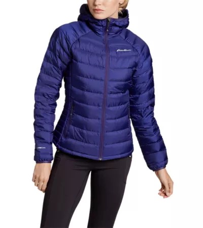 Women's Downlight® Down Hooded Jacket Eddie Bauer
