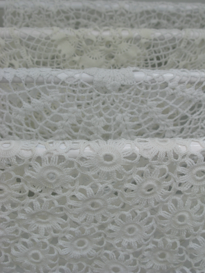 » Dyed Doilies for a Fall Cocktail Party