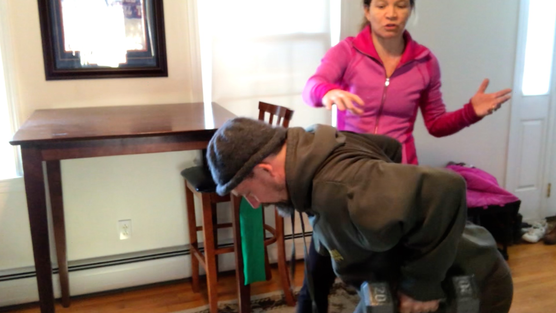 Bent over row rotator cuff exercises for kayakers to reduce pain
