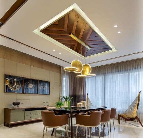 Next Level Modern Dining Room Ceiling Design eDecorTrends