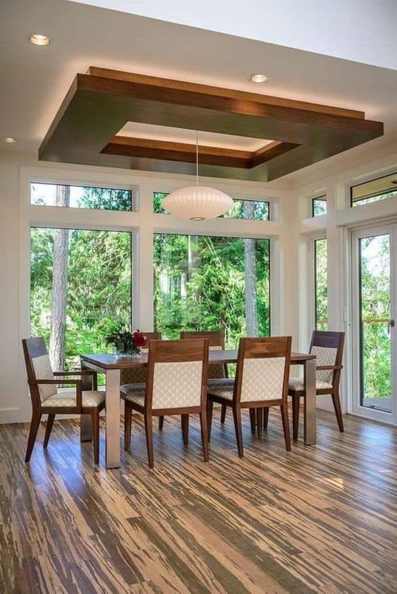 Next Level Modern Dining Room Ceiling Design eDecorTrends