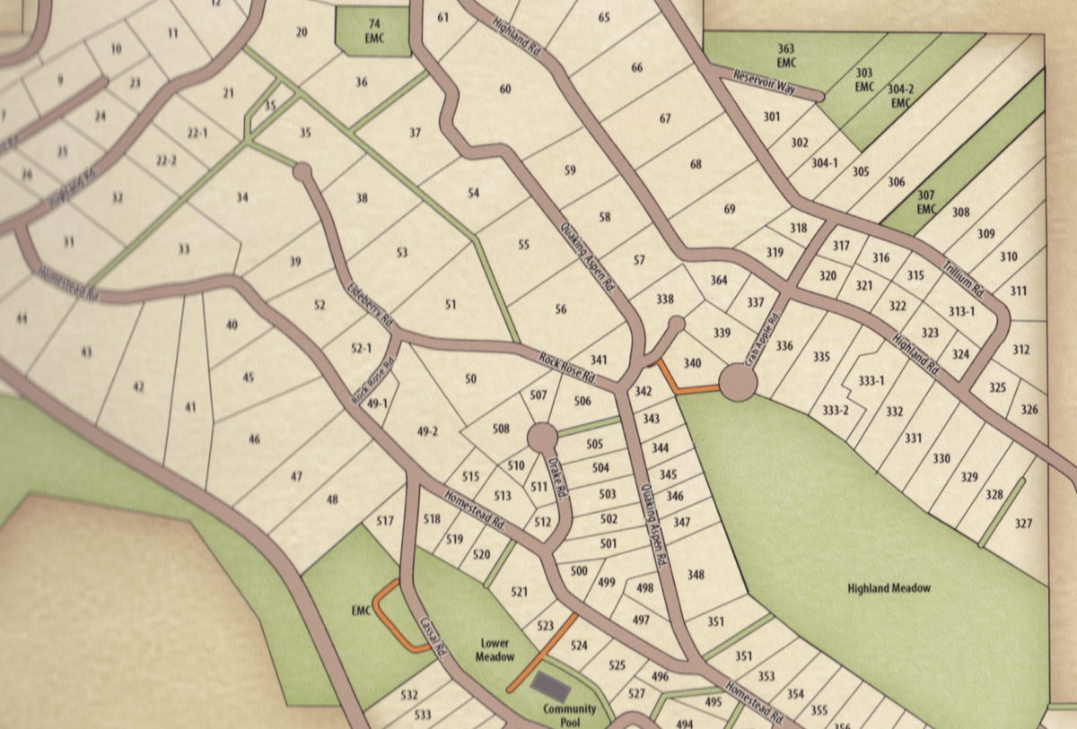 Map of Community Edelweiss Maintenance Commission