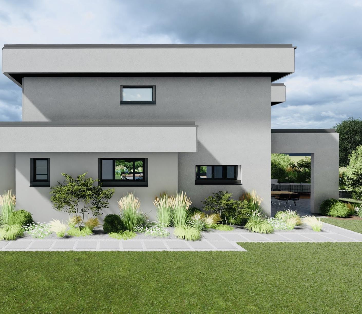 Aménagement extérieur 3d, dans le nord de l’Alsace Eden