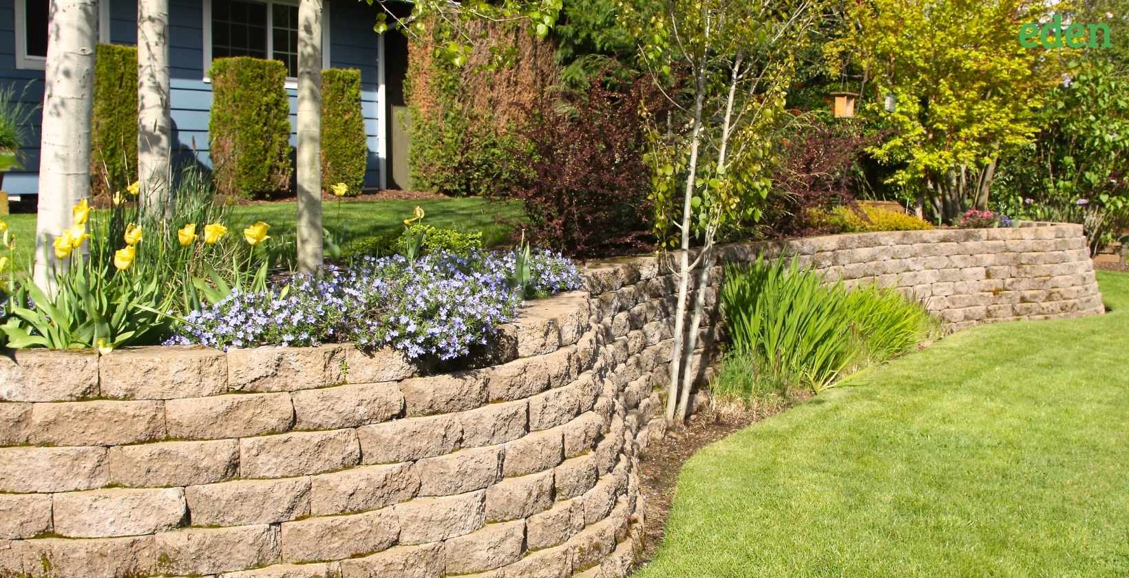 Landscaping Block Ideas for your Yard Eden Lawn Care and Snow Removal