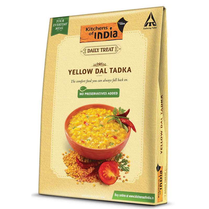 Kitchen's of India Ready to Eat Yellow Dal Tadka (285gm)