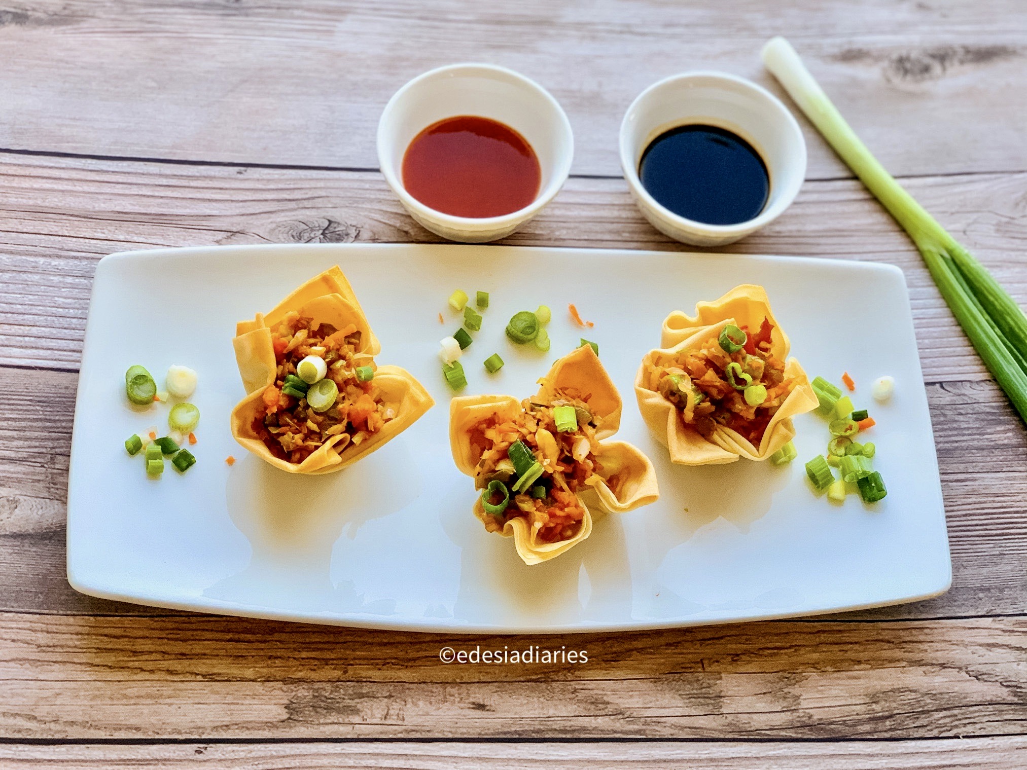 Deconstructed Baked Spring Rolls Edesia Diaries