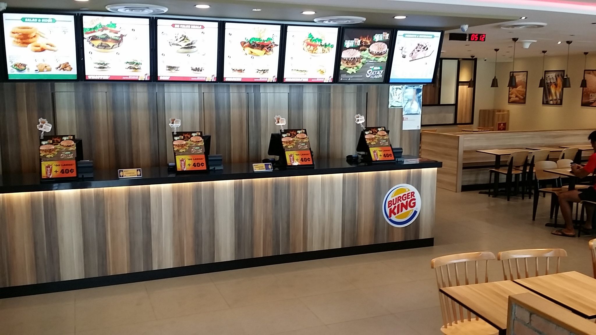 Burger King at Sports Hub E Design Contract Pte Ltd