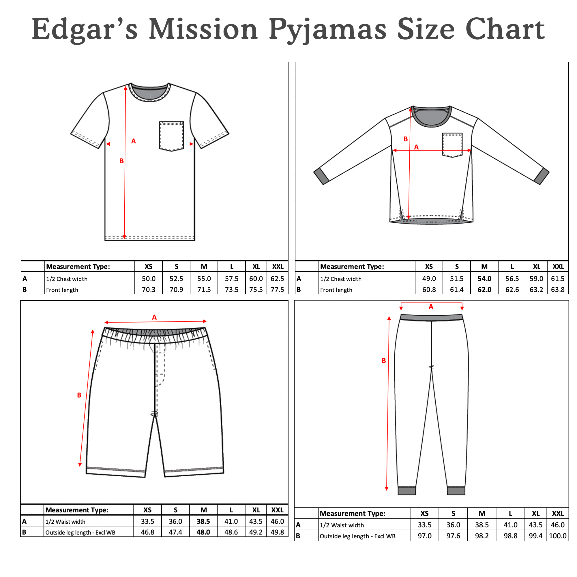 Pyjamas (sold separately) Edgar's Mission Farm Sanctuary