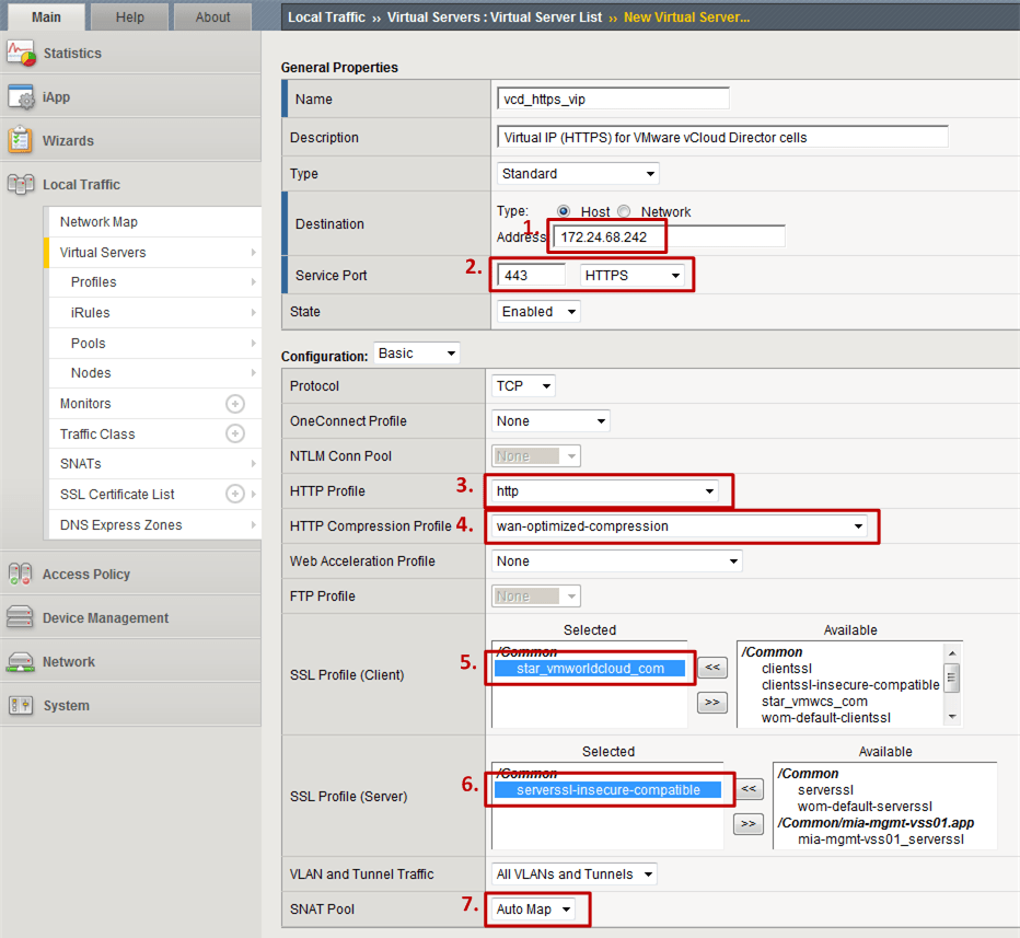 Configuring F5 BigIP LTM with VMware vCloud Director [Updated] Edge