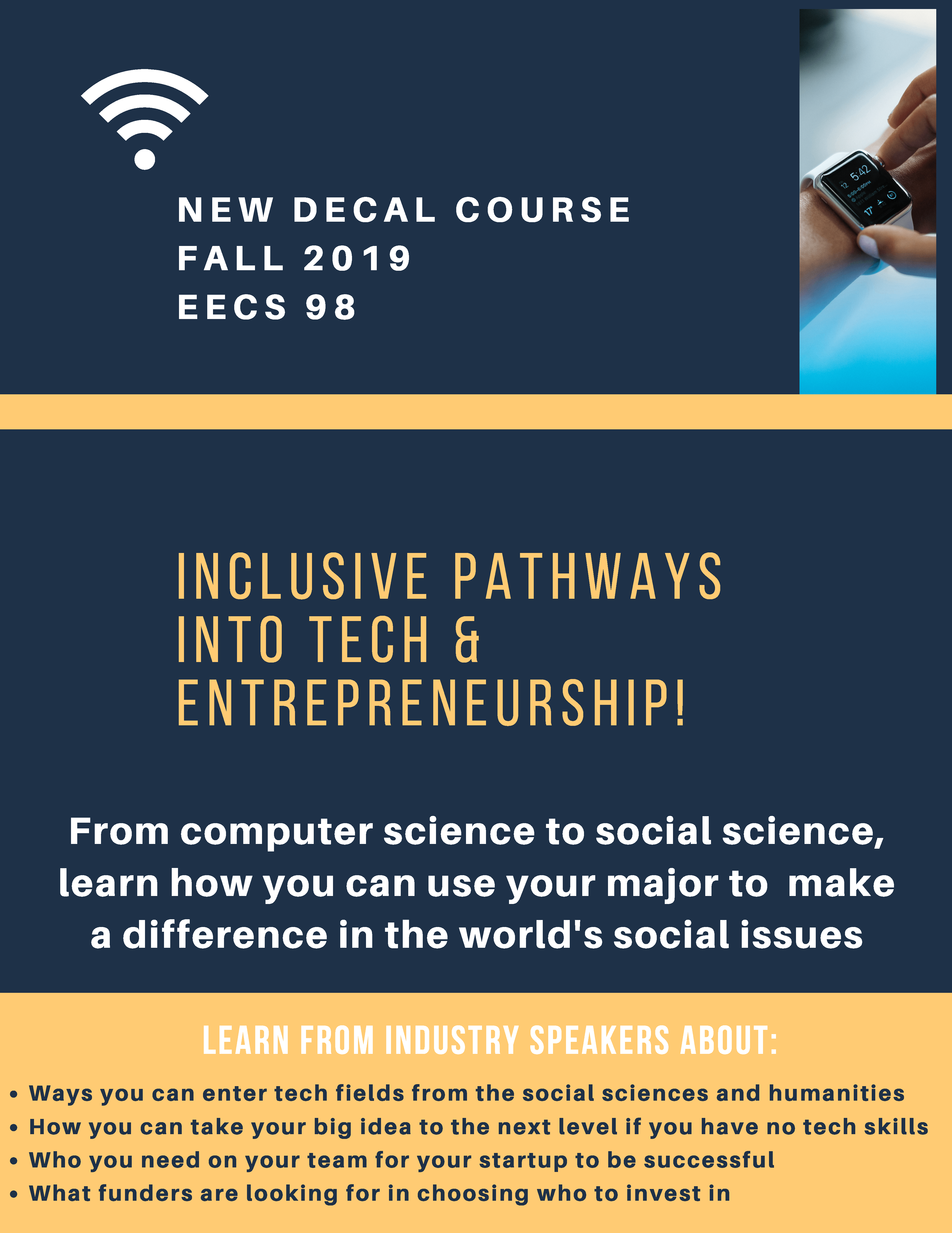 Decal Berkeley Fall 2022 Inclusive Pathways Into Tech & Entrepreneurship — Edge In Tech Initiative At Uc