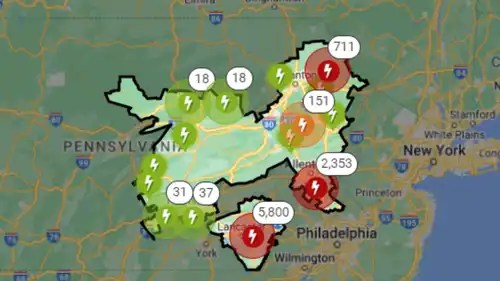 After Thunderstorms, Power Outages Reported Across Pennsylvania Bucks Daily Voice