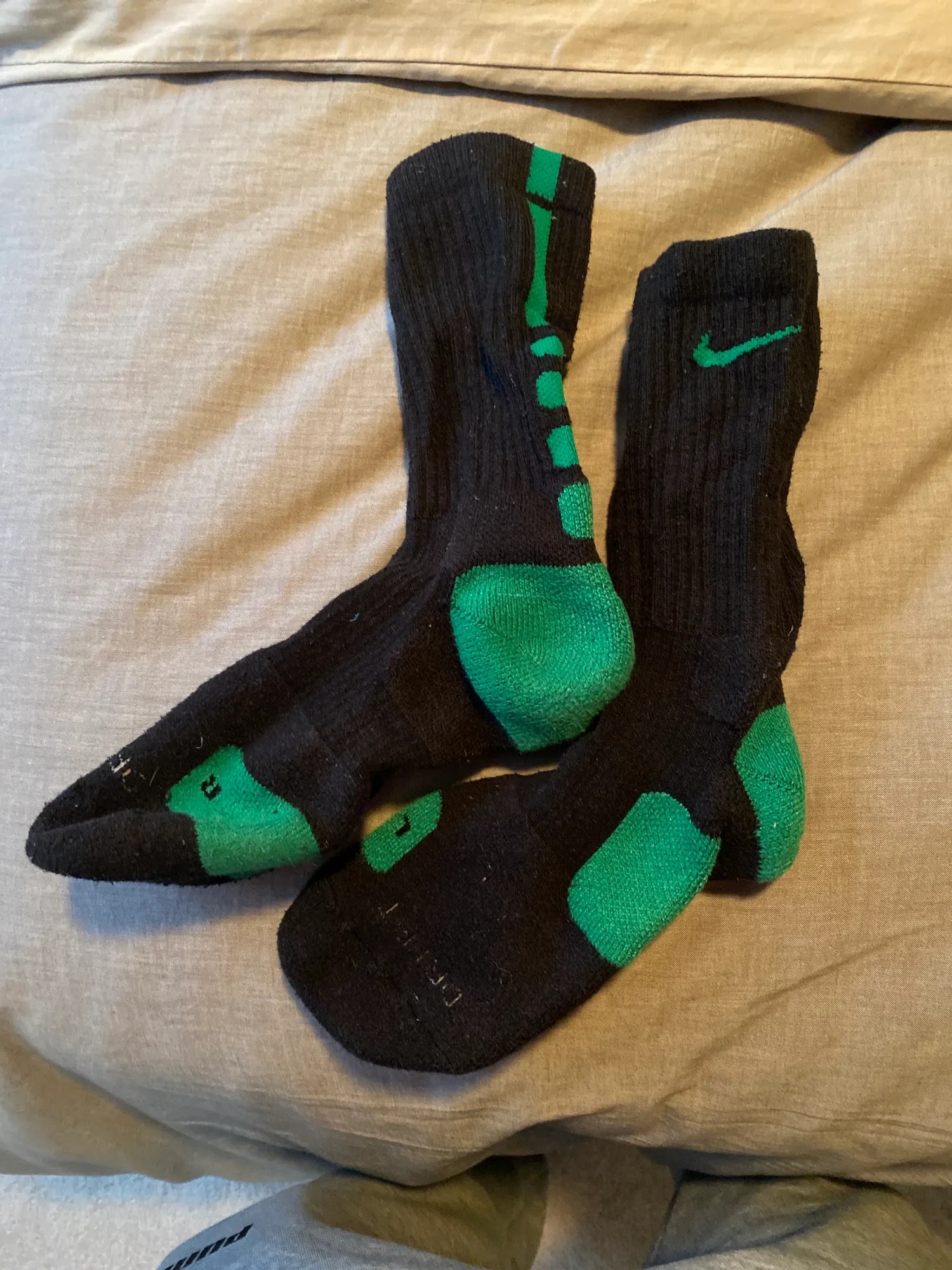 Nike Elite Socks Black And Green