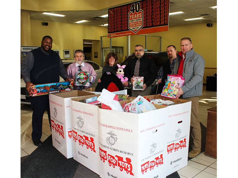 Henderson Ford Thanks Edge For Helping With Toy Drive Edge