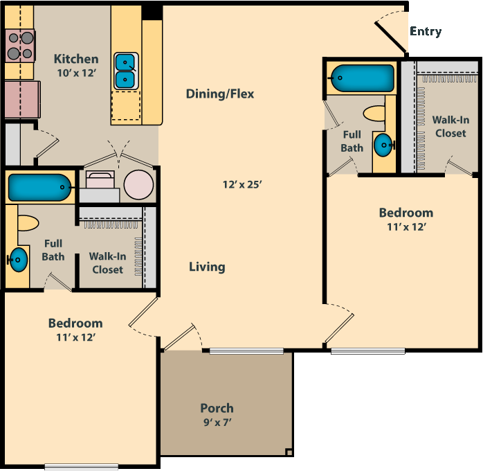 edgeTroy Apartments Floor Plans and Rates