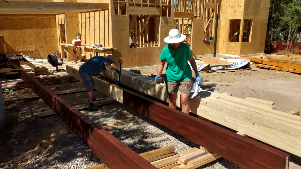 Staining Wood Beams EDGE Architects