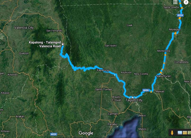 KapalongTalaingodValencia City road is now passable Edge Davao