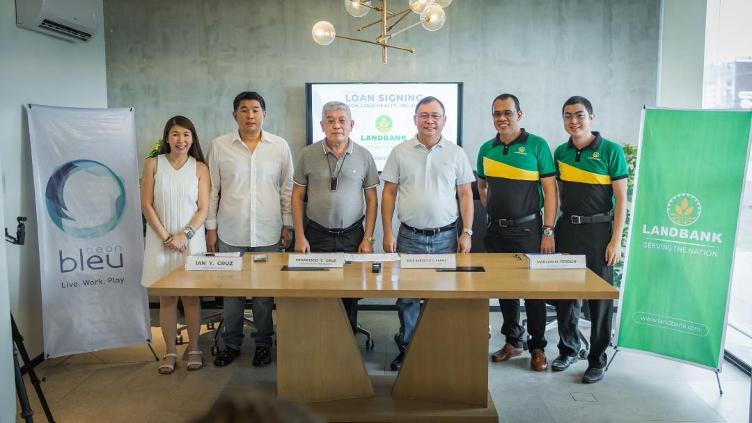Irongold Realty Inc., Landbank sign loan agreement for Aeon Bleu