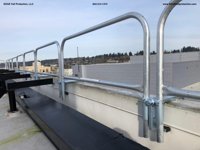 Parapet Clamping Railing Temporary Safety Rails